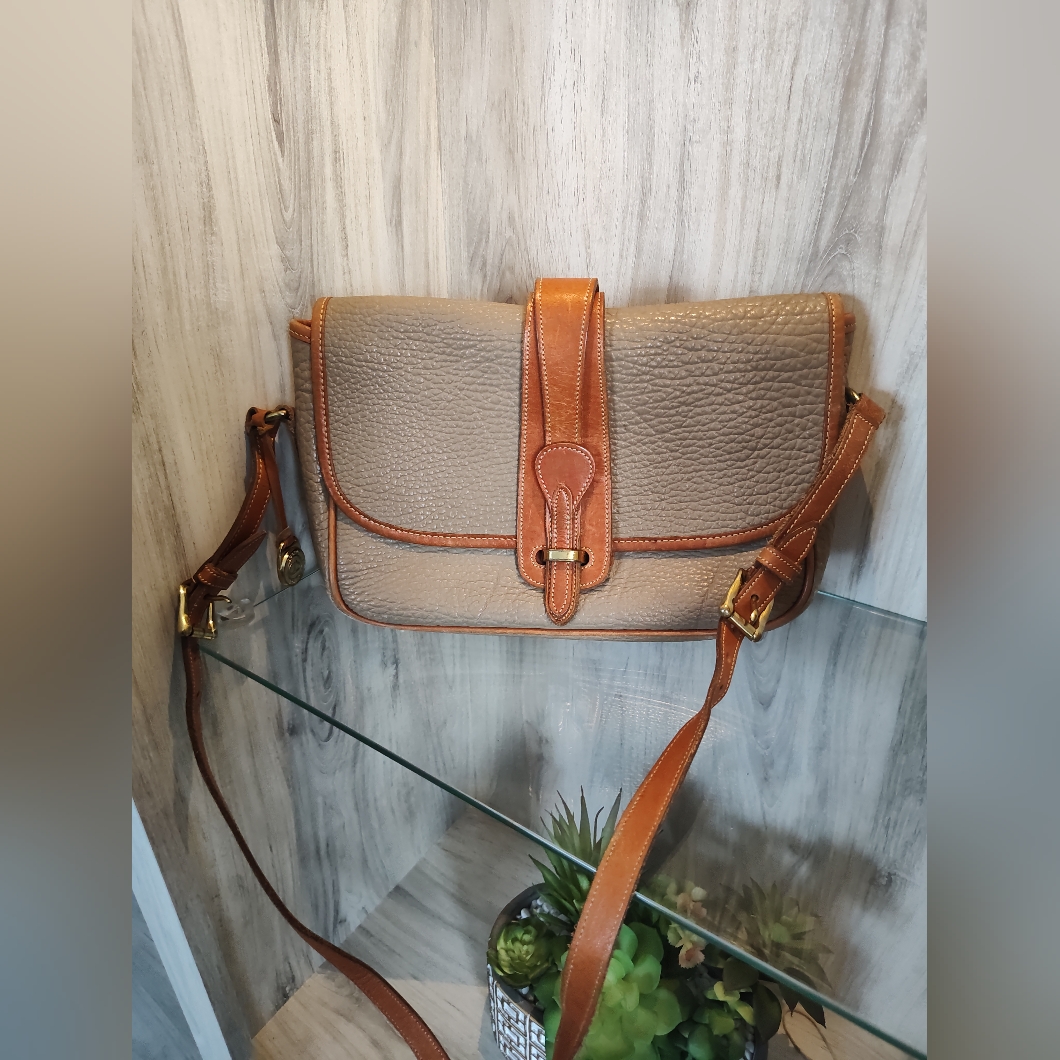Dooney And Bourke Flap Crossbody Bag 7.5h" * 11"W Leather
